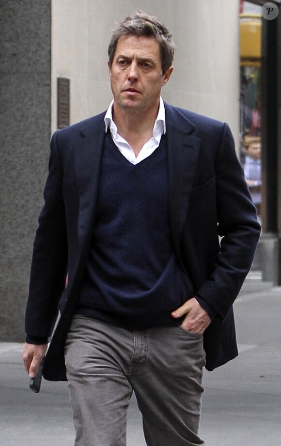 Hugh Grant à Manhattan, New York, le 30 octobre 2013.