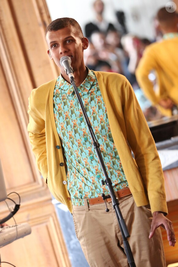 Stromae lors de la 2eme édition du W9 Home Festival à Paris. Le 28 septembre 2013.