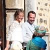 Exclusif : Mariage de Pauline Lefevre et Julien Ladesou (fils de Chantal Ladesou) en l'église Saint-Pierre de Toucy dans l'Yonne suivi d'une soirée au Moulin du Buisson à Sainte Colombe sur LoingLe 23/08/2013