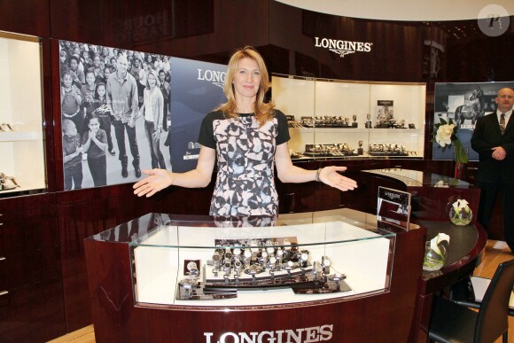 Steffi Graf lors de l'inauguration d'une boutique Hour Passion au Casino Aria de Las Vegas, le 30 janvier 2014