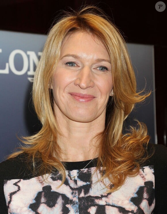 Steffi Graf lors de l'inauguration d'une boutique Hour Passion au Casino Aria de Las Vegas, le 30 janvier 2014