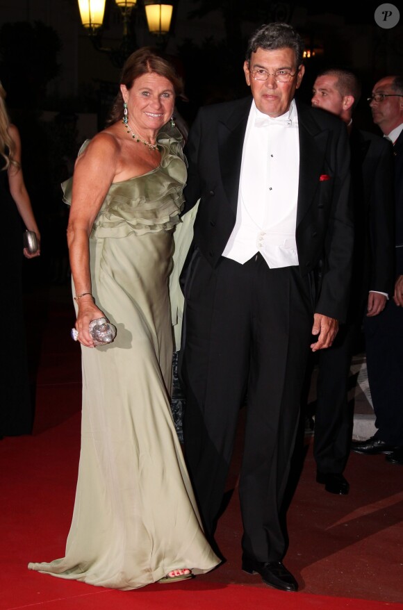 Michel Pastor et sa femme à Monaco le 2 juillet 2011. 