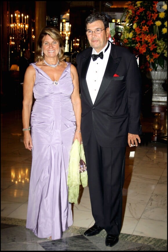 Michel Pastor et sa femme à Monaco le 2 septembre 2007. 