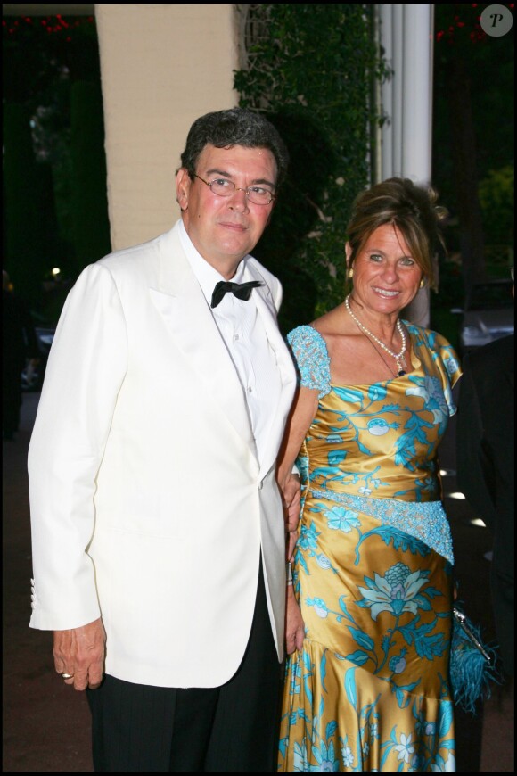 Michel Pastor et sa femme à Monaco le 4 août 2006. 