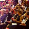 La famille royale en liesse autour de l'ancienne reine... La princesse Beatrix des Pays-Bas recevait le 1er février 2014 au Ahoy de Rotterdam un vibrant hommage en marque de gratitude pour ses 33 ans de règne, de 1980 à son abdication le 30 avril 2013 au profit de son fils Willem-Alexander.
