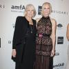 Vanessa Redgrave et sa fille Joely Richardson au gala de l'amfAR en ouverture de la Fashion Week de New York, le 5 février 2014.