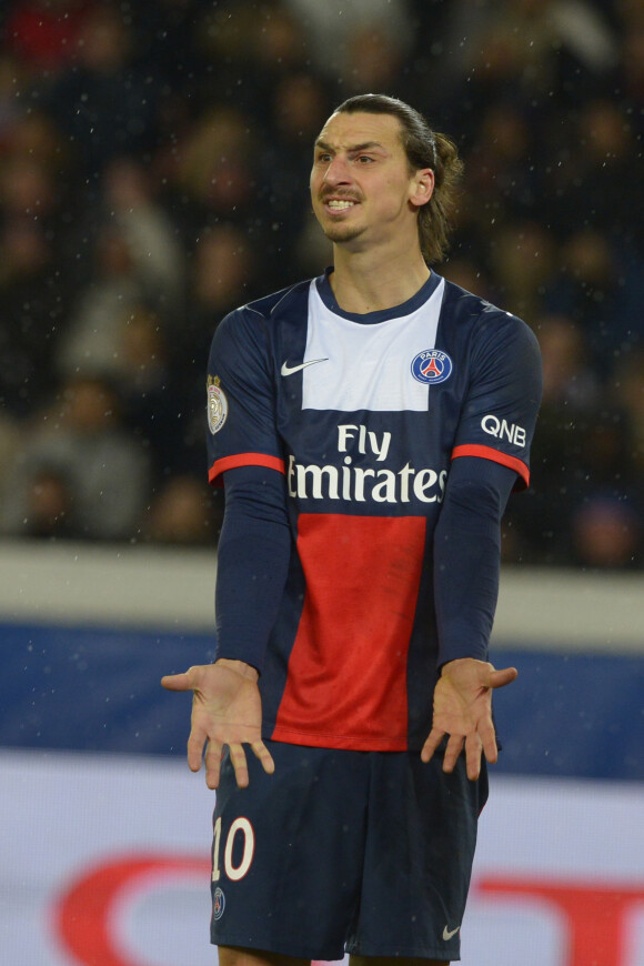 Zlatan Ibrahimovic à Paris, le 31 janvier 2014.