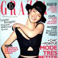 Louise Bourgoin en couverture du magazine Grazia du 7 février 2014