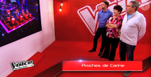 Carine dans The Voice 3 sur TF1 le samedi 8 février 2014