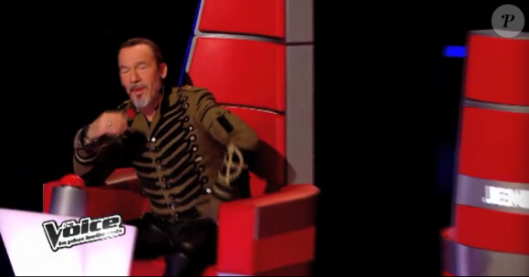 Florent Pagny dans The Voice 3 sur TF1 le samedi 8 février 2014
