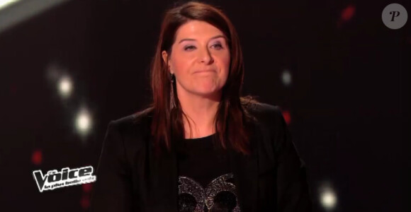 Carine dans The Voice 3 sur TF1 le samedi 8 février 2014