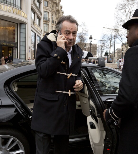 Michel Denisot au déjeuner des nommés aux César au Fouquet's à Paris, le 8 février 2014.
