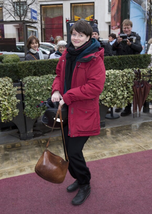 Pauline Etienne au déjeuner des nommés aux César au Fouquet's à Paris, le 8 février 2014.