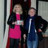 Emmanuelle Seigner (Meilleure Actrice) et son mari Roman Polanski (Meilleur Réalisateur) lors du déjeuner des nommés aux César au restaurant Fouquet's à Paris, le 8 février 2014.08/02/2014 - Paris