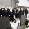 Funérailles de l'acteur Maximilian Schell à Preitenegg en Autriche le 8 février 2014.