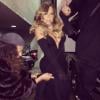 Mariah Carey et sa robe moulante avant la cérémonie des BET Honors, le 8 février 2014.