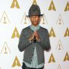 Pharrell Williams lors du déjeuner des nommés aux Oscars 2014, Beverly Hilton Hotel, Los Angeles, le 10 février 2014.