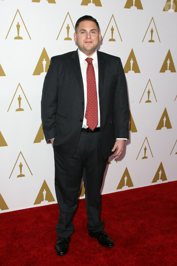 Jonah Hill lors du déjeuner des nommés aux Oscars 2014, Beverly Hilton Hotel, Los Angeles, le 10 février 2014.