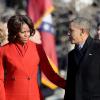 Barack Obama et Michelle Obama à Washington, le 11 février 2014.