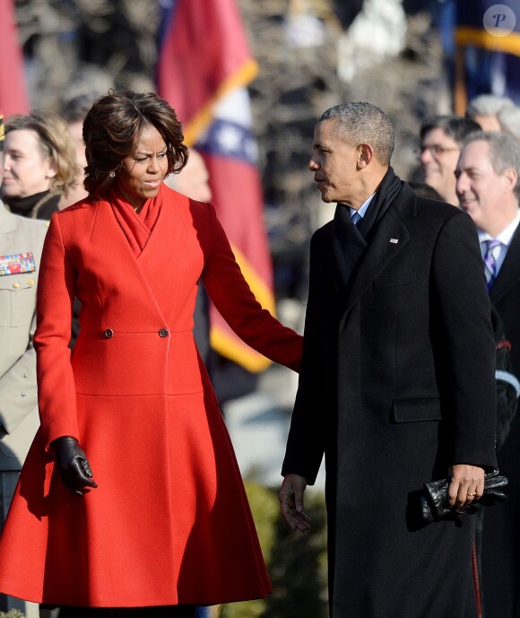 Barack Obama et Michelle Obama à Washington, le 11 février 2014.