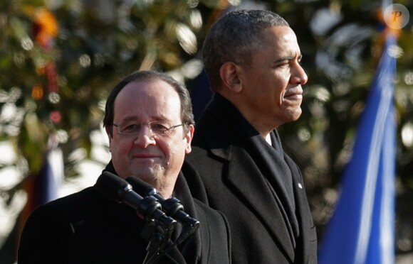 Barack Obama et François Hollande à Washington, le 11 février 2014.