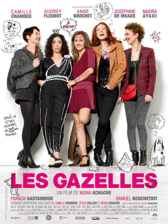 Affiche du film Les Gazelles.