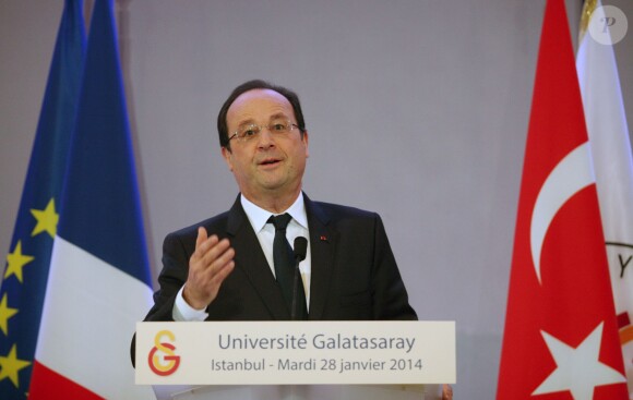 François Hollande à Istanbul, le 28 janvier 2014.
