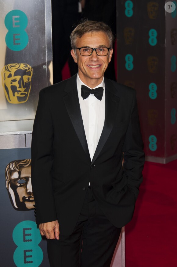 Christoph Waltz lors de la cérémonie des BAFTA à Londres le 16 février 2014