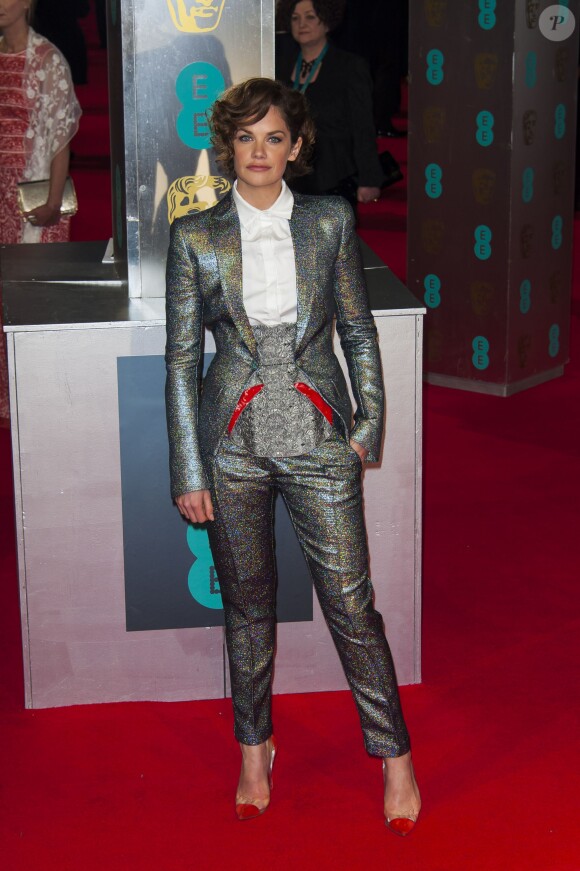 Ruth Wilson lors de la cérémonie des BAFTA à Londres le 16 février 2014