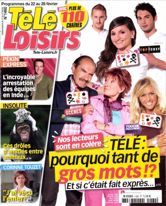 Magazine Télé Loisirs du 22 au 28 février 2014.