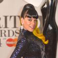 Lily Allen à la cérémonie des "Brit Awards 2014" à Londres, le 19 février 2014.