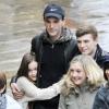 Courteney Cox avec sa fille Coco et son petit ami Johnny McDaid à Venise en Italie, le 20 février 2014.