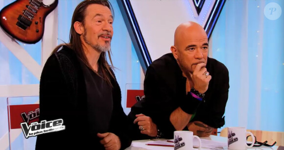 Florent Pagny aidé par Pascal Obispo dans The Voice 3, le samedi 22 février 2014 sur TF1