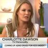 Charlotte Dawson lors d'une interview télévisée pour une émission australienne en 2012.