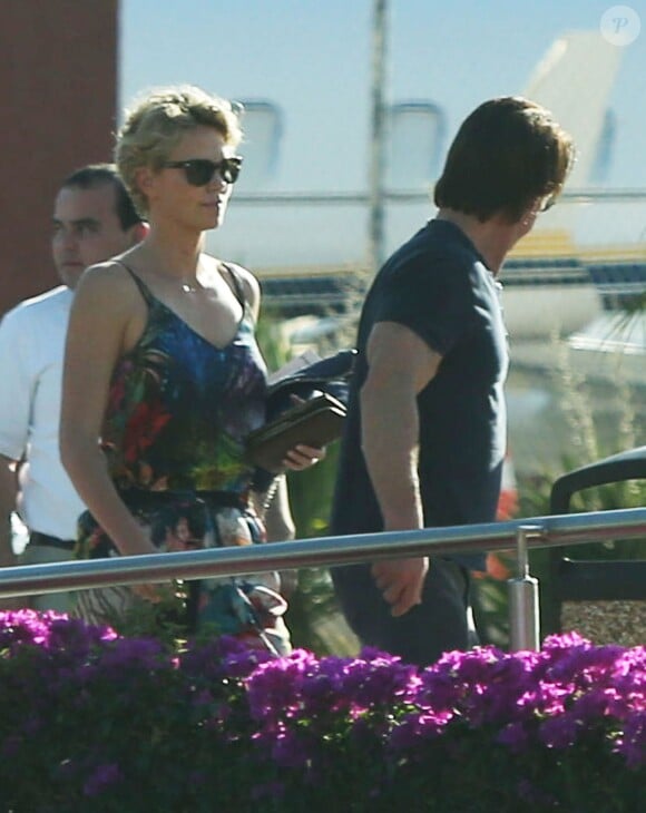 Exclusif - Sean Penn et Charlize Theron passent quelques jours au Mexique, le 17 février 2014.