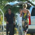Exclusif - Sean Penn et Charlize Theron en vacances au Mexique, le 17 février 2014.