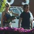 Exclusif - Sean Penn et Charlize Theron à Cabo San Lucas au Mexique, le 17 février 2014.