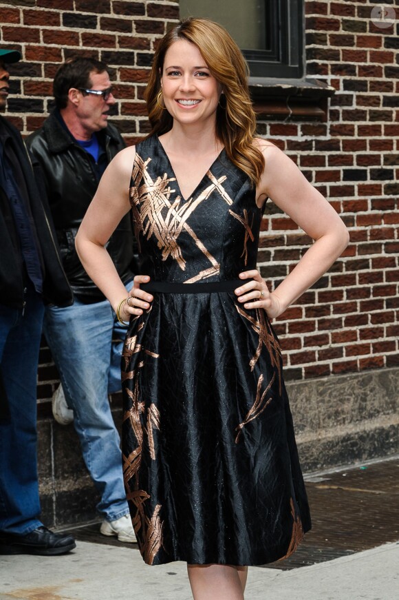 Jenna Fischer à New York le 23 avril 2013.