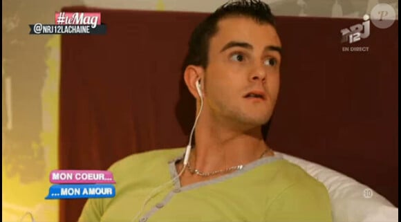 Christopher dans la mini-série "Mon coeur, mon amour", diffusée sur NRJ 12.