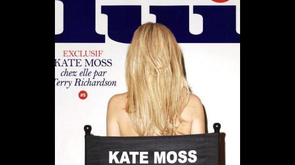 Kate Moss, nue en couverture de ''Lui'' : La brindille, toujours au top !