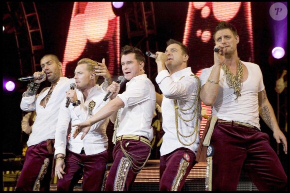 Boyzone lors d'un concert-événement en mai 2009