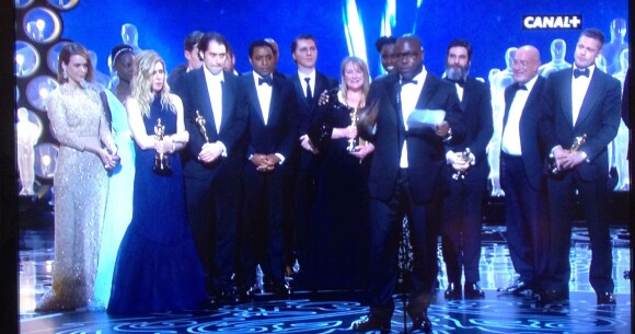 L'équipe du film pour 12 Years A Slave, meilleur film aux Oscars 2014.