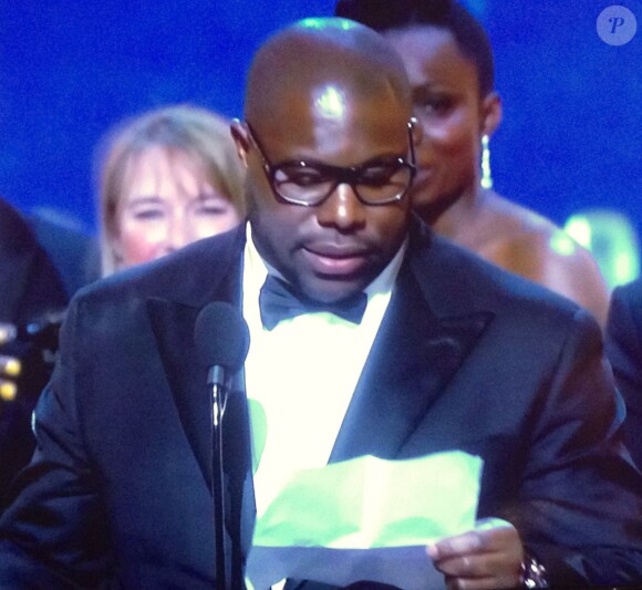 Steve McQueen pour 12 Years A Slave, meilleur film aux Oscars 2014.