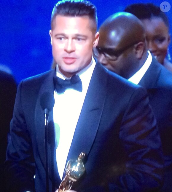 Brad Pitt sacré pour 12 Years A Slave, meilleur film aux Oscars 2014.