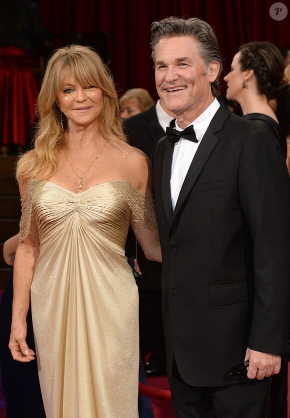 Goldie Hawn et Kurt Russell à la 86e cérémonie des Oscars, à Los Angeles le 2 mars 2014.