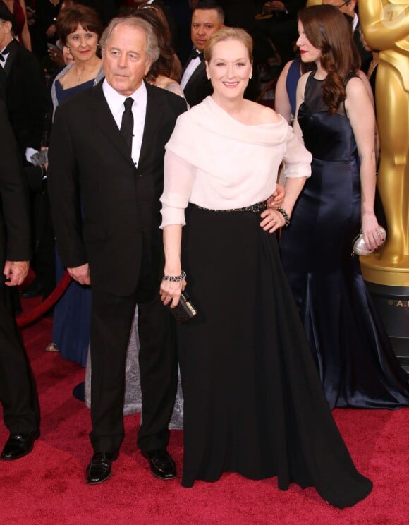 Meryl Streep et Don Gummer à la 86e cérémonie des Oscars, à Los Angeles le 2 mars 2014.