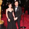 Ewan McGregor et son épouse Eve Mavrakis à la 86e cérémonie des Oscars, à Los Angeles le 2 mars 2014.