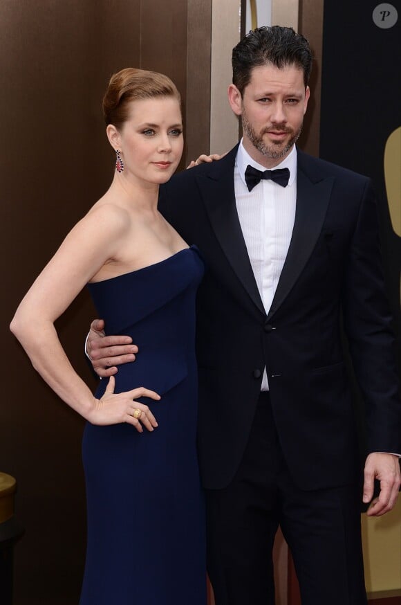 Amy Adams et Darren Le Gallo à la 86e cérémonie des Oscars, à Los Angeles le 2 mars 2014.