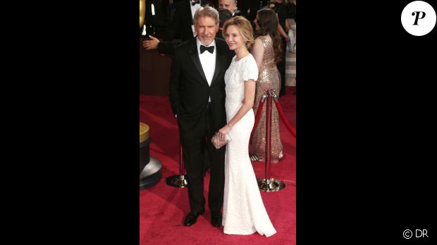 Calista Flockhart, Harrison Ford et les couples de la 86e cérémonie des Oscars, à Los Angeles le 2 mars 2014.