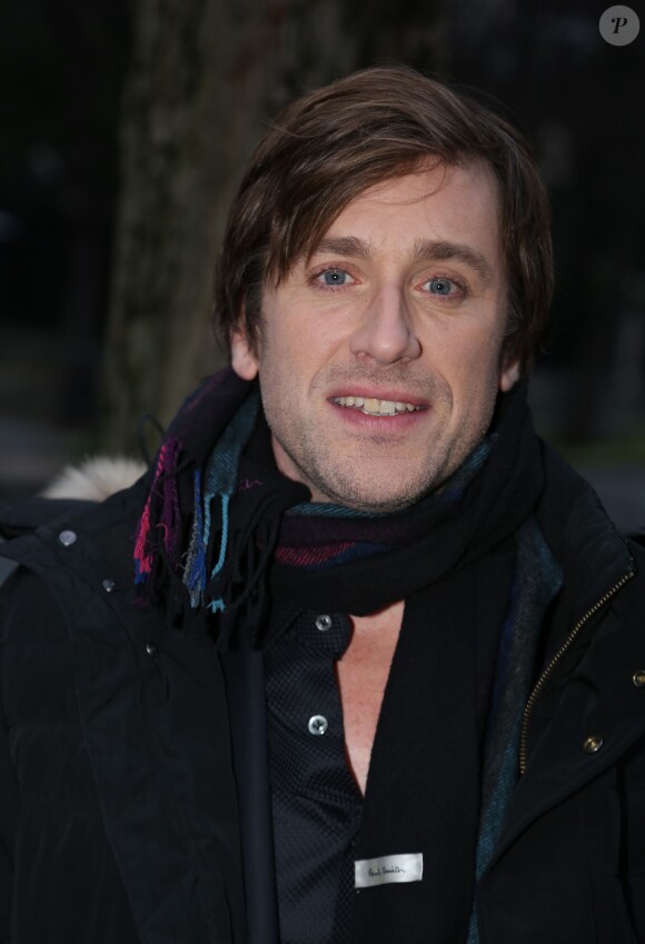 Thomas Dutronc - Arrivée des invités à l'enregistrement de l'émission 'Vivement dimanche' à Paris le 29 janvier 2014.